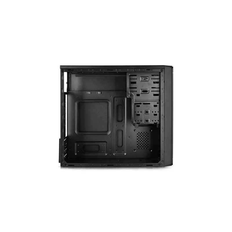 Korpusas DeepCool Wave V2 Mini Tower juodas – microATX/Mini-ITX, 350×175×390 mm, GPU iki 34 cm, aušintuvo aukštis 14 cm