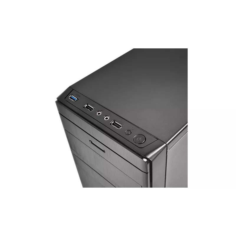 Korpusas DeepCool Wave V2 Mini Tower juodas – microATX/Mini-ITX, 350×175×390 mm, GPU iki 34 cm, aušintuvo aukštis 14 cm