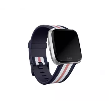 Fitbit FB166WBNVPKL hibridinis dirželis laikrodžiui (tamsiai mėlynas/rožinis)