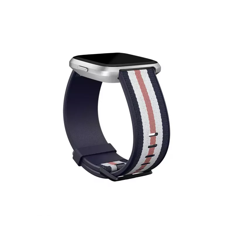 Fitbit FB166WBNVPKL hibridinis dirželis laikrodžiui (tamsiai mėlynas/rožinis)