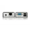 ATEN CE100 Mini USB VGA KVM prailgintuvas (100 m), siųstuvas ir imtuvas, laidinis, Cat5, 1920 x 1200 pikselių, juoda