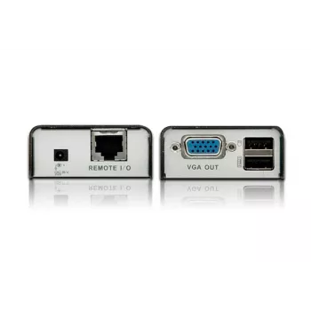 ATEN CE100 Mini USB VGA KVM prailgintuvas (100 m), siųstuvas ir imtuvas, laidinis, Cat5, 1920 x 1200 pikselių, juoda