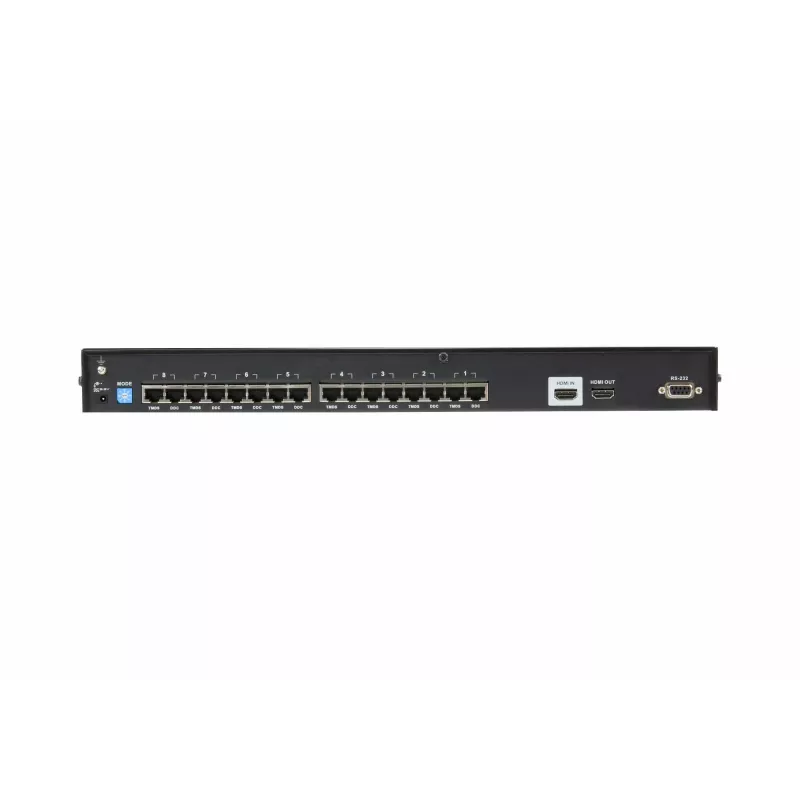 ATEN VS1808T 8 prievadų HDMI skirstytuvas per CAT5e/6, HDMI, 1920 x 1080 pikseliai, juodas, metalinis, Full HD