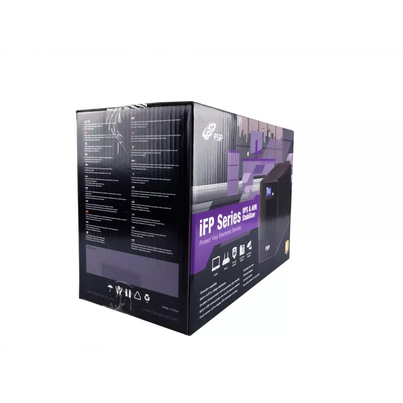 FSP iFP 2000 nepertraukiamo maitinimo šaltinis (UPS) Line-Interactive 2 kVA 1200 W 2 kištukiniai lizdai
