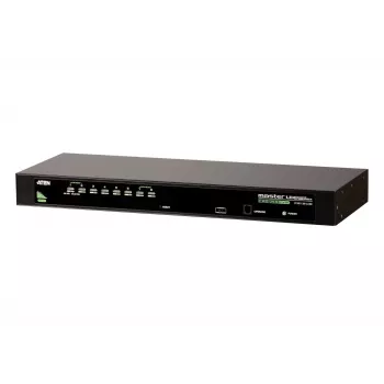 ATEN CS1308 8 prievadų USB-PS/2 VGA KVM jungiklis, QXGA, 1U, juodas