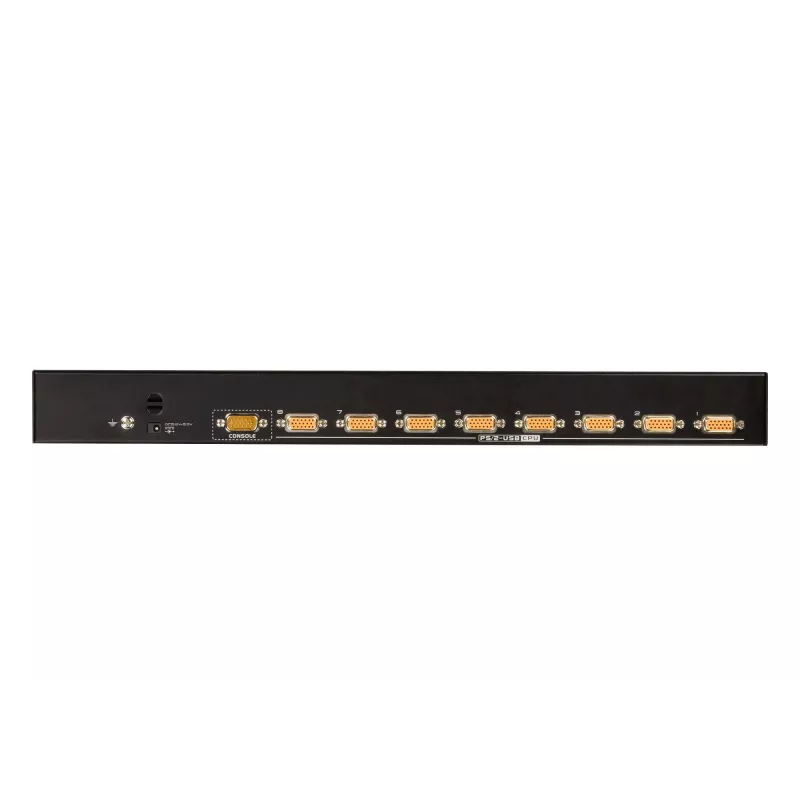 ATEN CS1308 8 prievadų USB-PS/2 VGA KVM jungiklis, QXGA, 1U, juodas