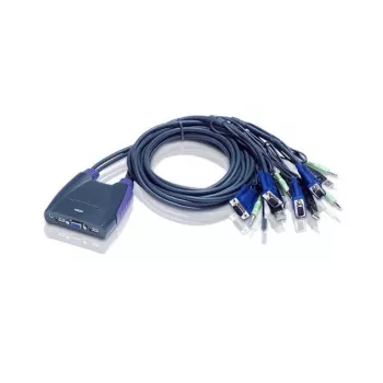 ATEN CS64US KVM jungiklis 4 prievadai USB + garsas