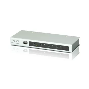 ATEN VS481B 4 prievadų 4K HDMI garso/vaizdo jungiklis su IR nuotolinio valdymo pultu