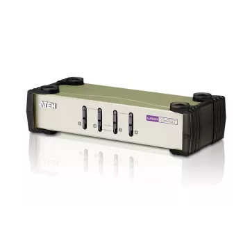 ATEN CS84U 4 prievadų USB / PS/2 VGA KVM jungiklis su kabeliais