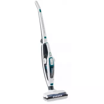 Belaidis 2-in-1 šluotinis dulkių siurblys Leifheit PowerVac 2in1 – 20 V, 40 min veikimo, cikloninis, nuimamas rankinis, plaunamas filtras