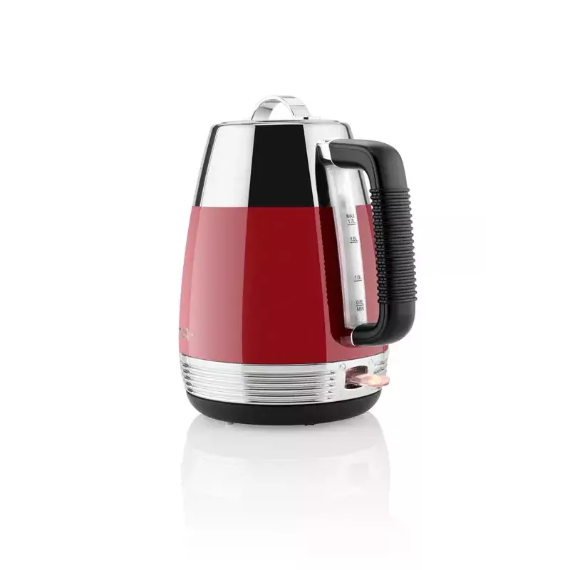 Elektrinis virdulys ETA 9186 90030 1,7 l 2150 W raudonas nerūdijančio plieno korpusas belaidis