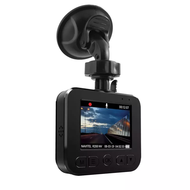 Navitel R200 NV vaizdo registratorius automobiliui su naktiniu matymu, Full HD, 2 colių ekranas