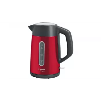 Elektrinis virdulys Bosch TWK4P434 — 1,7 l, 2400 W, juodas/raudonas