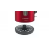 Elektrinis virdulys Bosch TWK4P434 — 1,7 l, 2400 W, juodas/raudonas