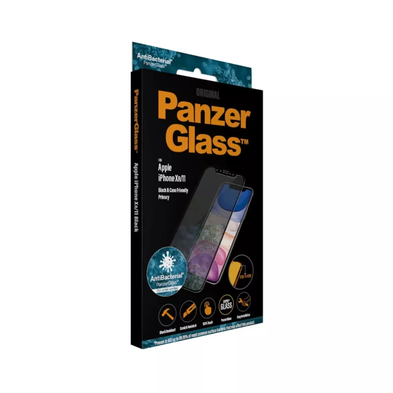 PanzerGlass ® Privatumo ekrano apsauga iPhone 11 | XR | nuo krašto iki krašto