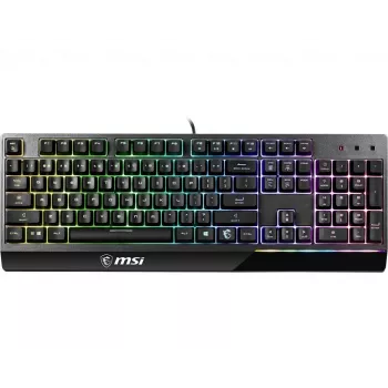 MSI Vigor GK30 klaviatūra, žaidimų, USB, QWERTY, JAV tarptautinė, juoda