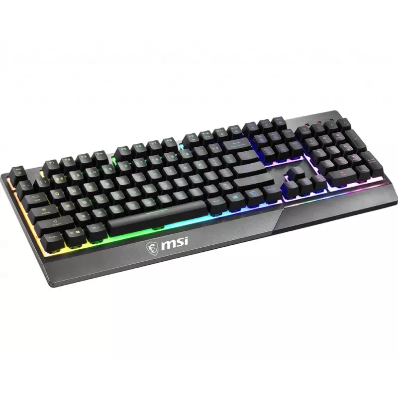 MSI Vigor GK30 klaviatūra, žaidimų, USB, QWERTY, JAV tarptautinė, juoda