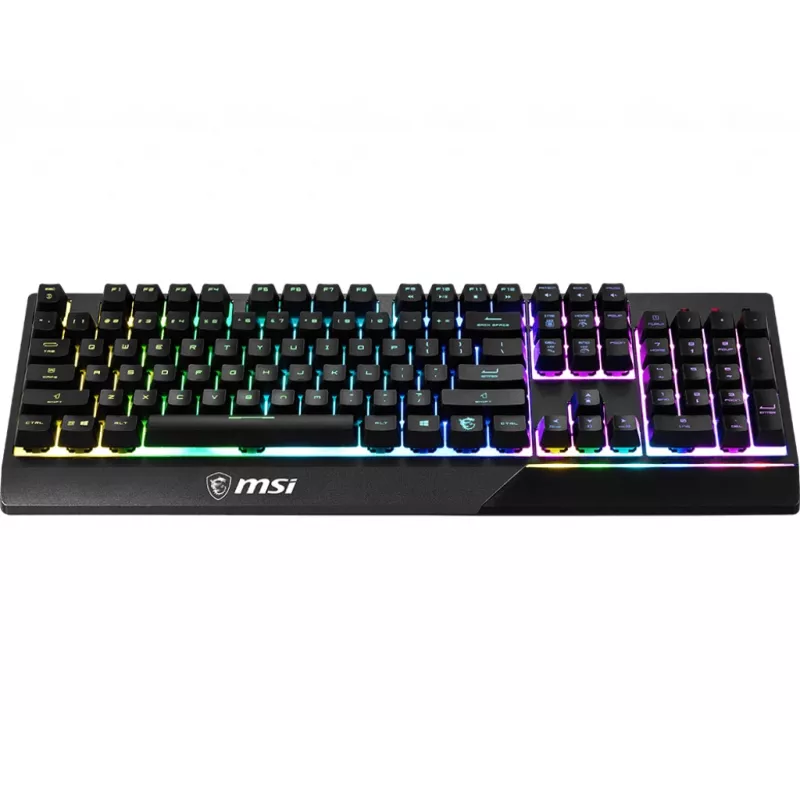 MSI Vigor GK30 klaviatūra, žaidimų, USB, QWERTY, JAV tarptautinė, juoda