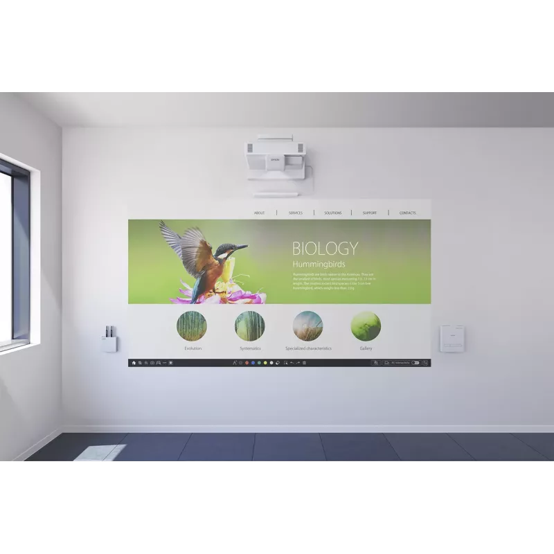 Projektorius Epson EB-1485Fi itin trumpo fokusavimo 5000 ANSI liumenų 3LCD 1080p (1920x1080) Baltas