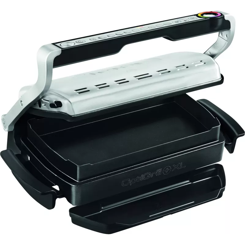 Kontaktinė keptuvė Tefal GC724D stalinė gruzdintuvė, metalinė/juoda, 440×340×172 mm, 7 kg