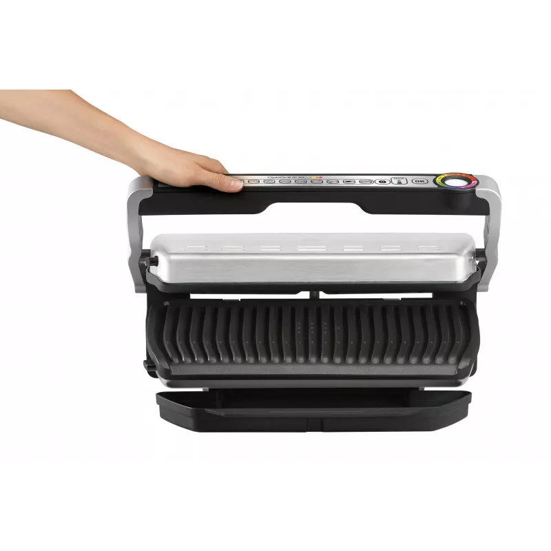 Kontaktinė keptuvė Tefal GC724D stalinė gruzdintuvė, metalinė/juoda, 440×340×172 mm, 7 kg