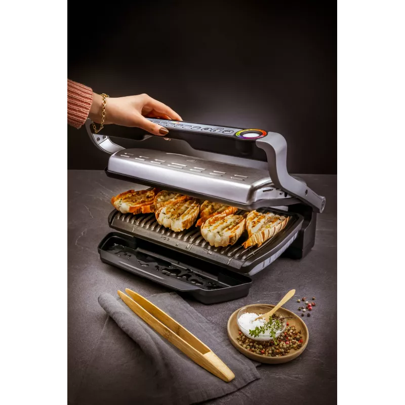 Kontaktinė keptuvė Tefal GC724D stalinė gruzdintuvė, metalinė/juoda, 440×340×172 mm, 7 kg