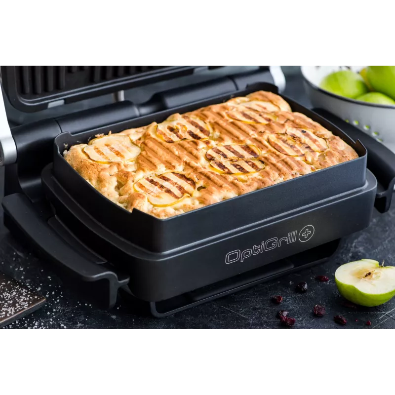 Kontaktinė keptuvė Tefal GC724D stalinė gruzdintuvė, metalinė/juoda, 440×340×172 mm, 7 kg