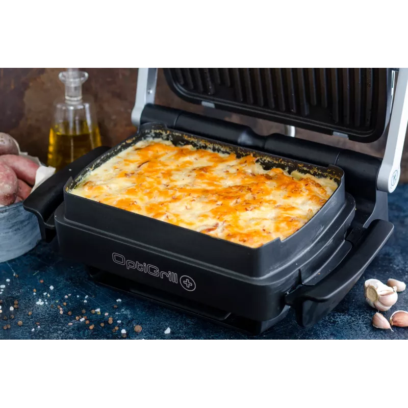 Kontaktinė keptuvė Tefal GC724D stalinė gruzdintuvė, metalinė/juoda, 440×340×172 mm, 7 kg