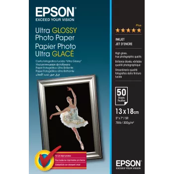 Epson Ultra Glossy Photo Paper 13x18cm 50 lapų