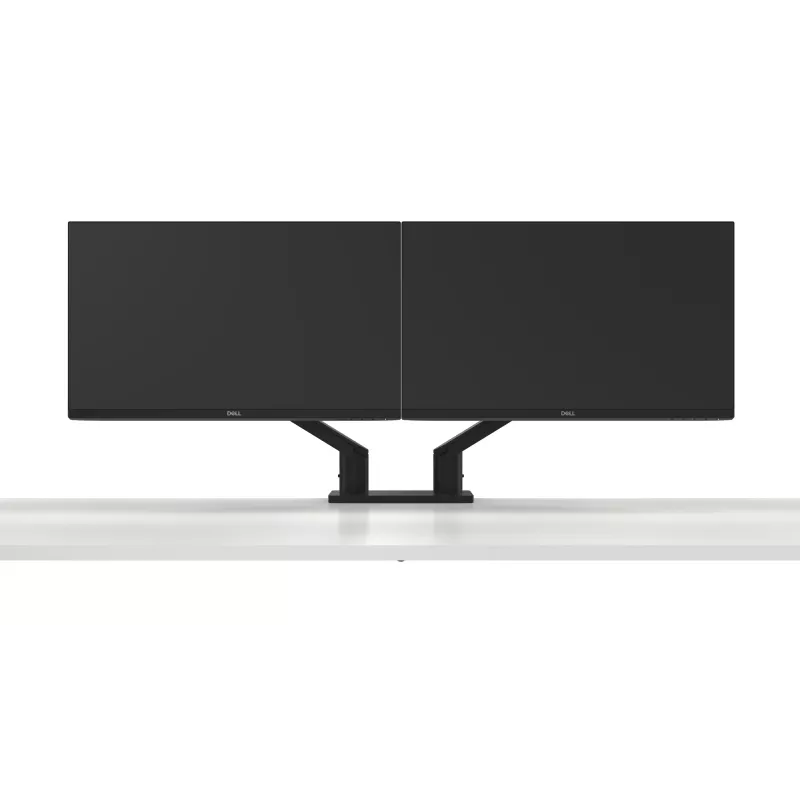 DELL Dvigubas monitoriaus laikiklis – MDA20, 10 kg, 48,3 cm (19 colių), 68,6 cm (27 coliai), aukščio reguliavimas, juodas
