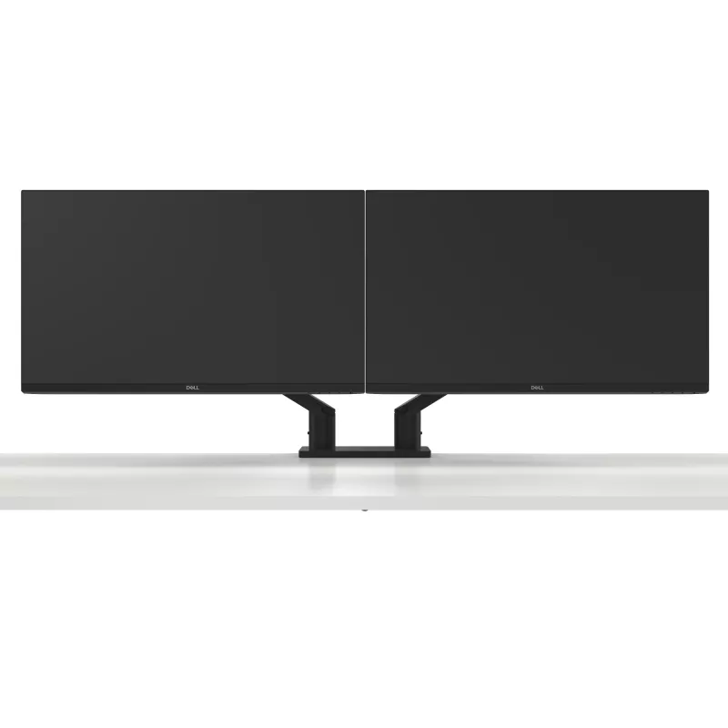 DELL Dvigubas monitoriaus laikiklis – MDA20, 10 kg, 48,3 cm (19 colių), 68,6 cm (27 coliai), aukščio reguliavimas, juodas