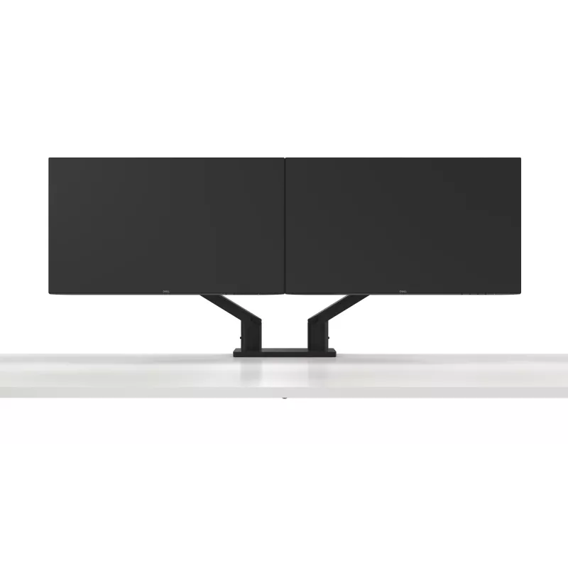 DELL Dvigubas monitoriaus laikiklis – MDA20, 10 kg, 48,3 cm (19 colių), 68,6 cm (27 coliai), aukščio reguliavimas, juodas