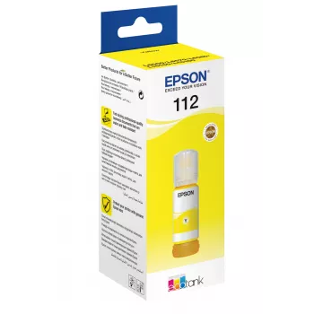 Originalūs Epson EcoTank 112 rašalai – pigmentiniai, juodi ir spalvoti