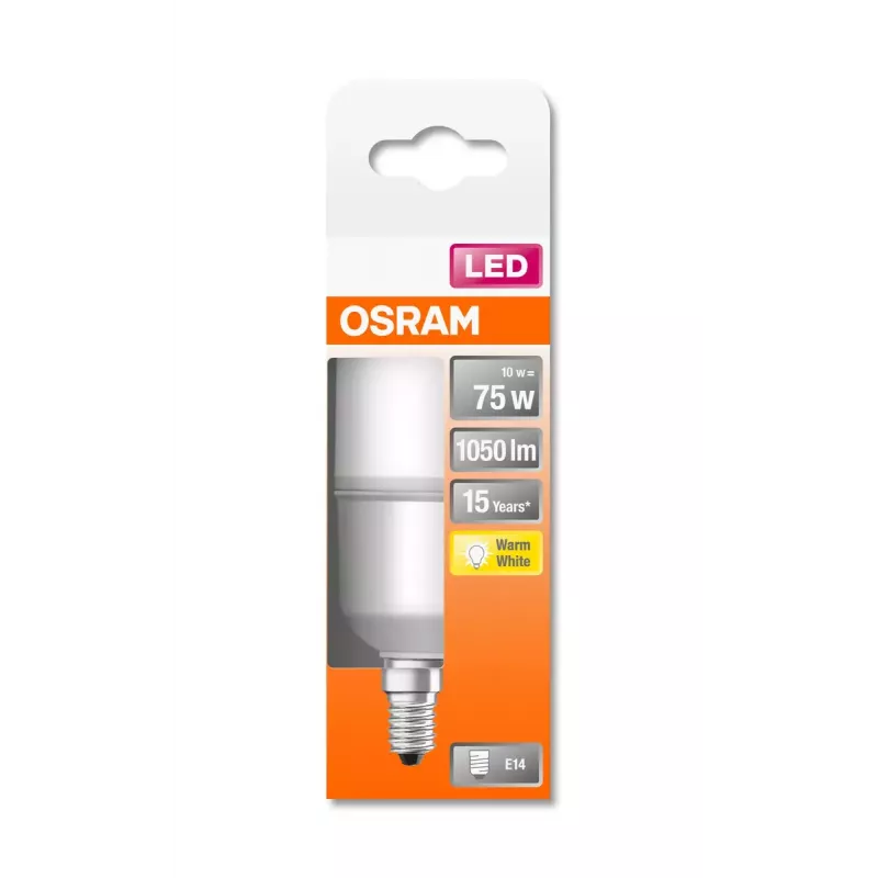 Osram STAR LED lemputė su E14 cokoliu, 10 W, šiltai balta 2700 K, 1050 lm