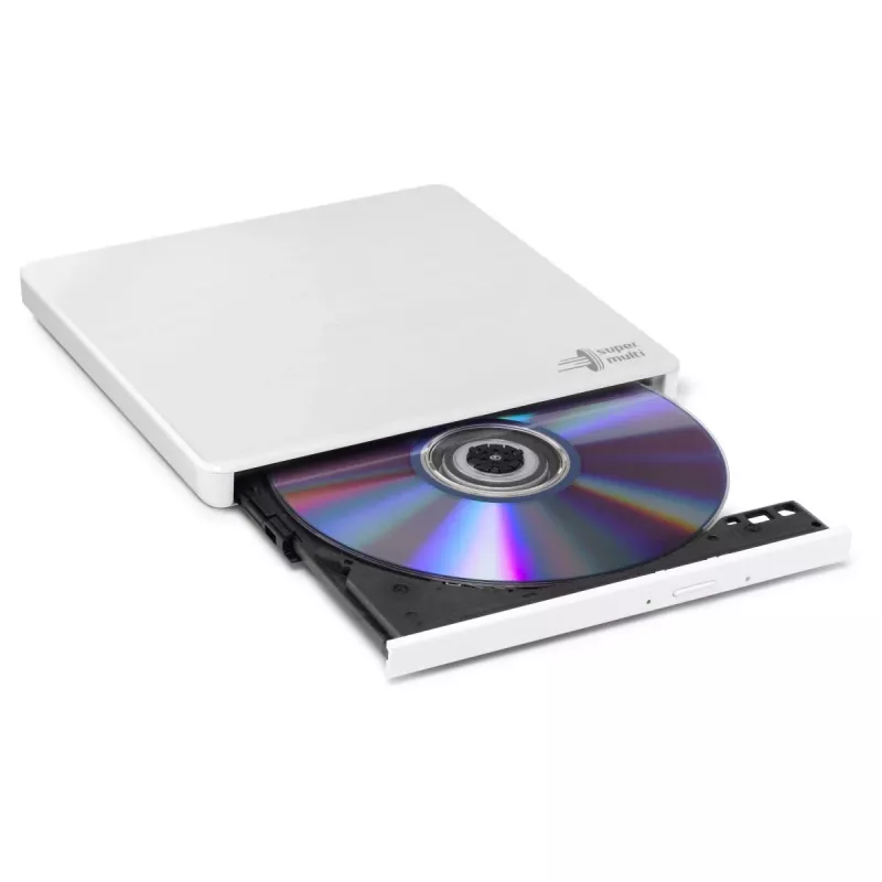 HITACHI-LG DATA STORAGE GP60NW60 išorinis DVD rašytuvas, USB 2.0, baltas