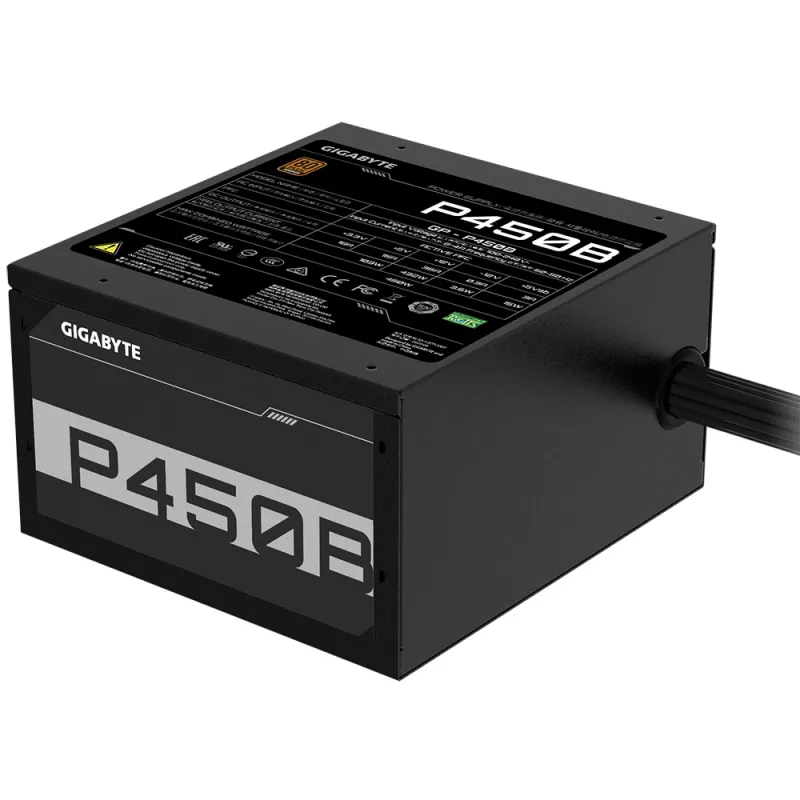 GIGABYTE P450B maitinimo blokas 450 W 20+4 pin ATX ATX Juoda