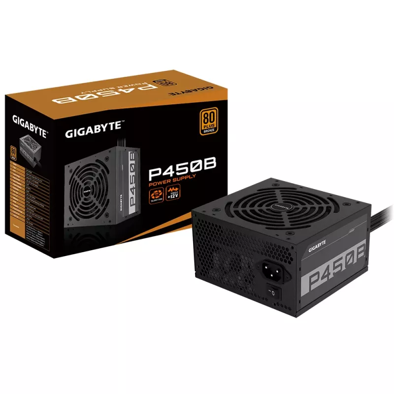GIGABYTE P450B maitinimo blokas 450 W 20+4 pin ATX ATX Juoda