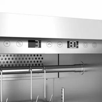 Sausojo brandinimo spinta Caso DryAged Master 125 – kompresorinė, 125 L, nerūdijantis plienas, laisvai pastatoma
