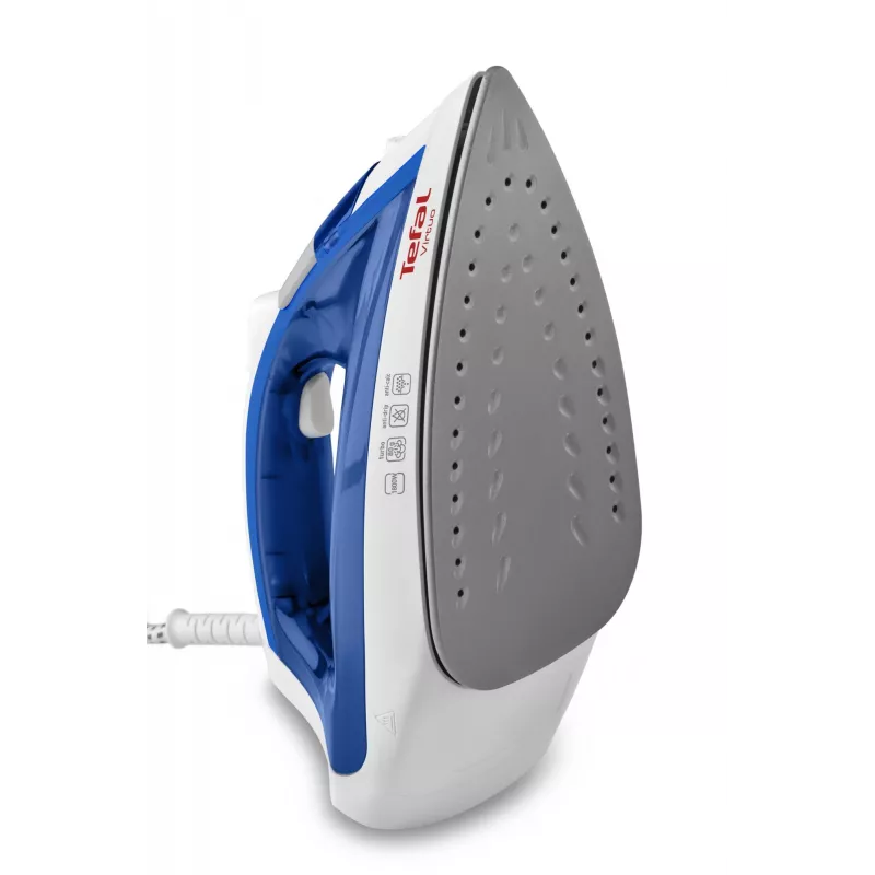 Lyginimo lygintuvas Tefal Virtuo FV1711 – 1800 W, Durilium padas, 0,2 L bakelis, vertikalus garas, violetinis/baltas