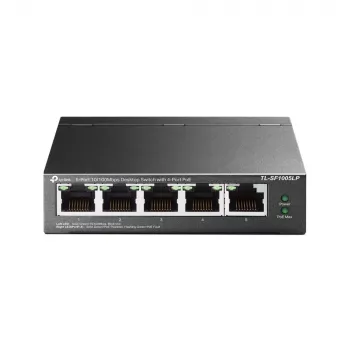 Nevaldomas jungiklis TP-Link TL-SF1005LP 5 prievadų 10/100Mbps su 4 PoE prievadais
