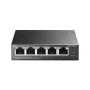 Nevaldomas jungiklis TP-Link TL-SF1005LP 5 prievadų 10/100Mbps su 4 PoE prievadais