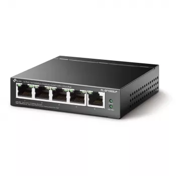 Nevaldomas jungiklis TP-Link TL-SF1005LP 5 prievadų 10/100Mbps su 4 PoE prievadais