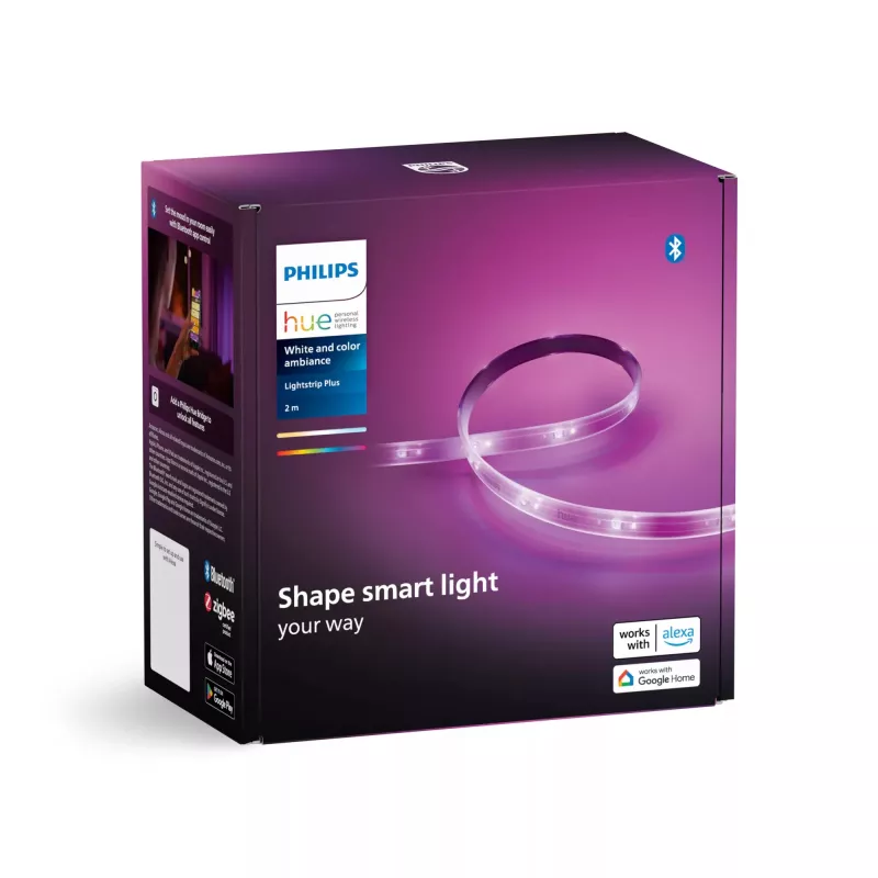 Philips Hue White and colour ambience Lightstrip Plus bazė V4 2 metrai