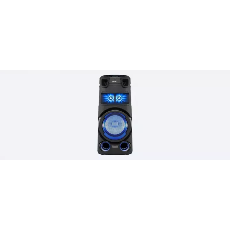 Sony MHC-V73D Aukštos galios Bluetooth® vakarėlių garsiakalbis su visakrypčiu vakarėlių garsu ir šviesa