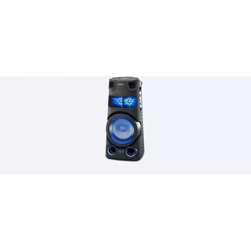 Sony MHC-V73D Aukštos galios Bluetooth® vakarėlių garsiakalbis su visakrypčiu vakarėlių garsu ir šviesa