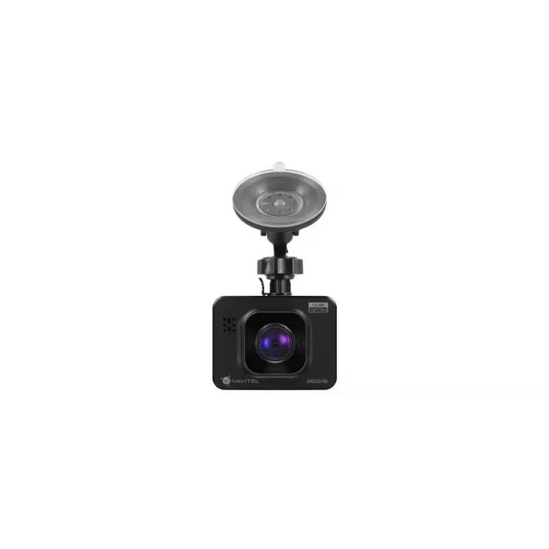 Automobilinis vaizdo registratorius Navitel AR250 NV — 1 kamera 1920x1080, 140° vaizdo kampas, įmontuotas ekranas, MicroSD, baterija ir automobilinis maitinimas