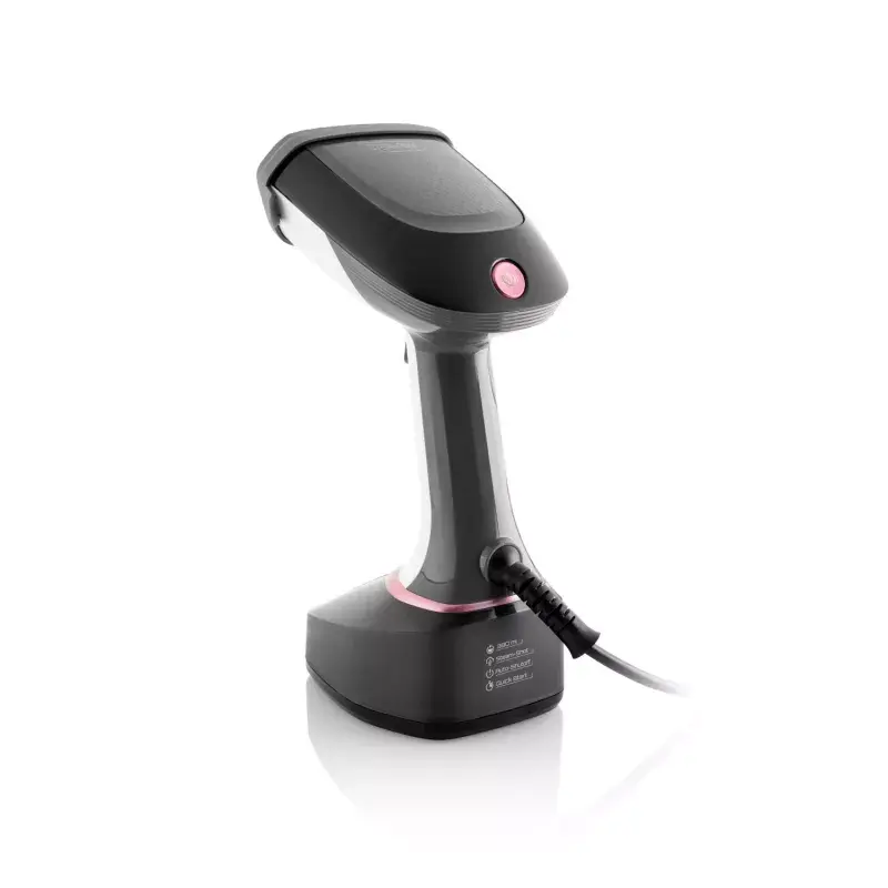 ETA Stephany ETA227090000 rankinis drabužių garintuvas, 1400 W, 0,38 l, 25 g/min, baltas/juodas