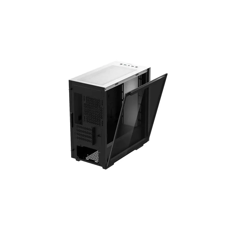 Korpusas DeepCool MACUBE 110 WH Midi Tower — Baltas, Grūdintas Stiklas, microATX, iki 320mm GPU, 165mm CPU aušintuvas, 2x3.5 colio + 2x2.5 colio vietos