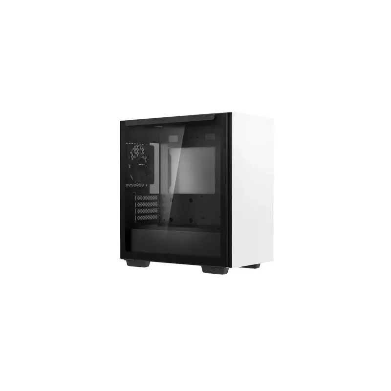 Korpusas DeepCool MACUBE 110 WH Midi Tower — Baltas, Grūdintas Stiklas, microATX, iki 320mm GPU, 165mm CPU aušintuvas, 2x3.5 colio + 2x2.5 colio vietos
