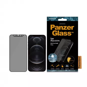 PanzerGlass® Privatumo ekrano apsauga iPhone 12 | 12 Pro | nuo krašto iki krašto